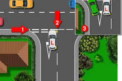 Incorrect positioning when turning right at junctions